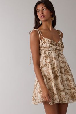 Choc Floral Dress