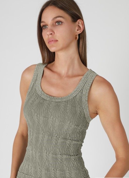 Vintage 2 Way Lace Tank-Oak