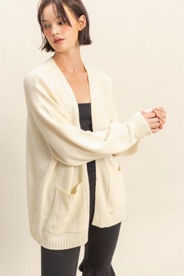 Oversized Cardi-Cream