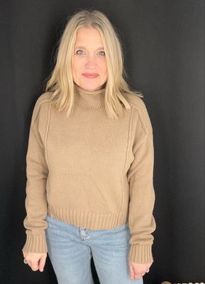 Mocking Bird Sweater-Taupe