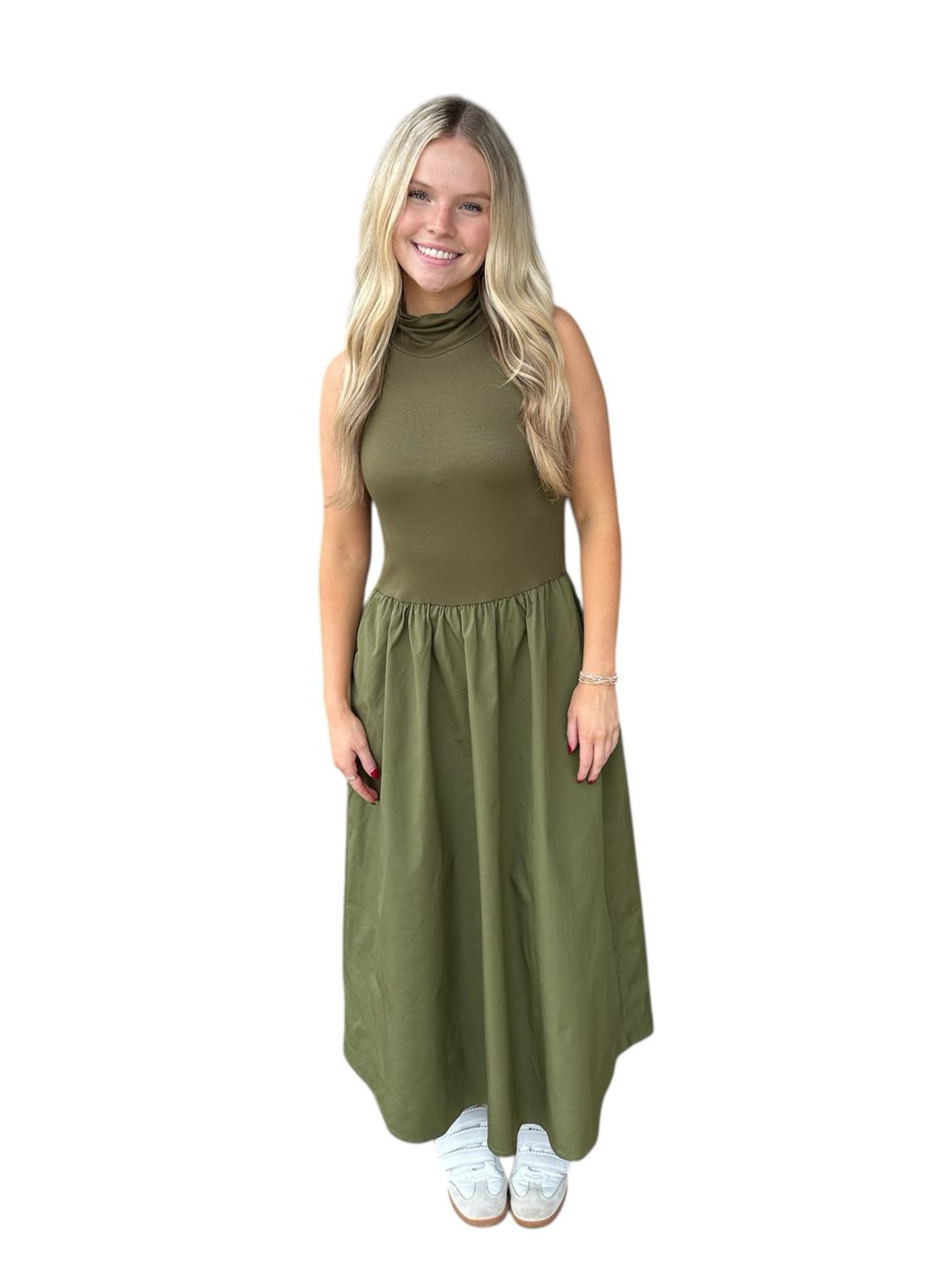 Return Of The Mock Dress-Olive