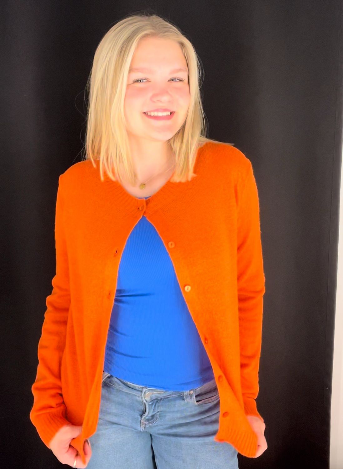 Orange You Happy Cardi