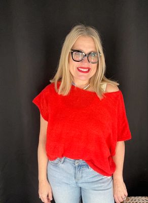 Kadee Off Shoulder-Red