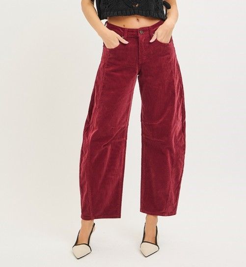 Wine Cord Barrel Jean