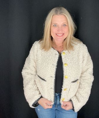 Wooly Button Up Jacket