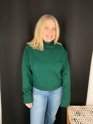 Mocking Bird Sweater-Green