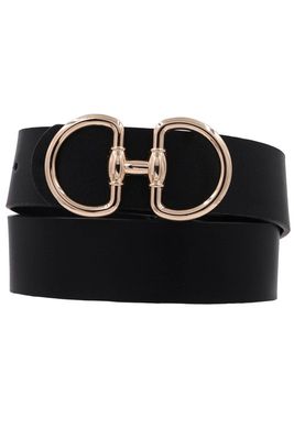 Horsebit Belt-Blk