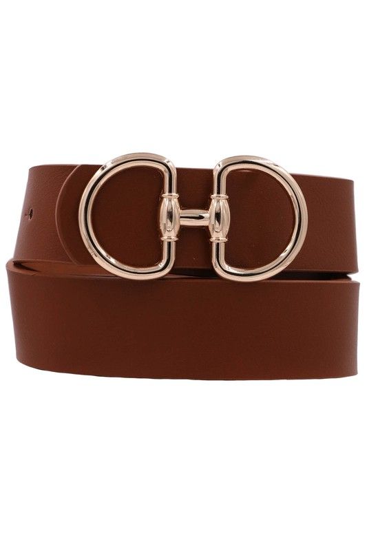 Horsebit Belt-Brown