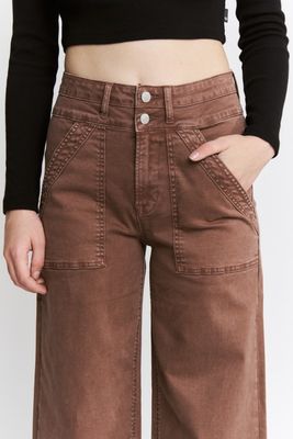 Cocoa Wide Leg Jean