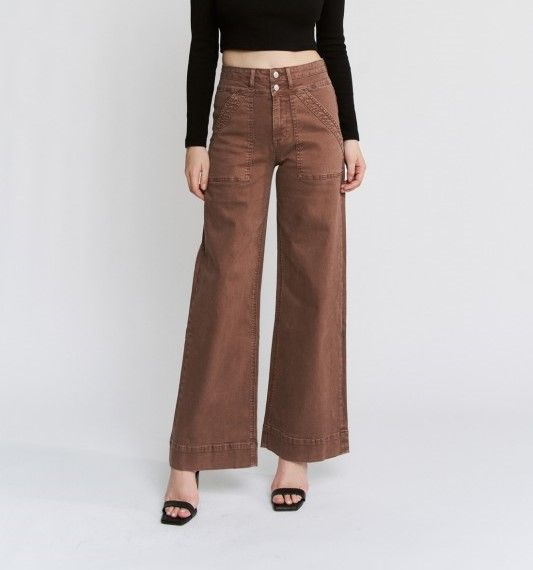 Cocoa Wide Leg Jean