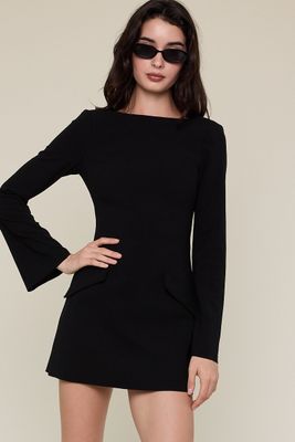 Sweet Kate Boatneck Dress-Blk