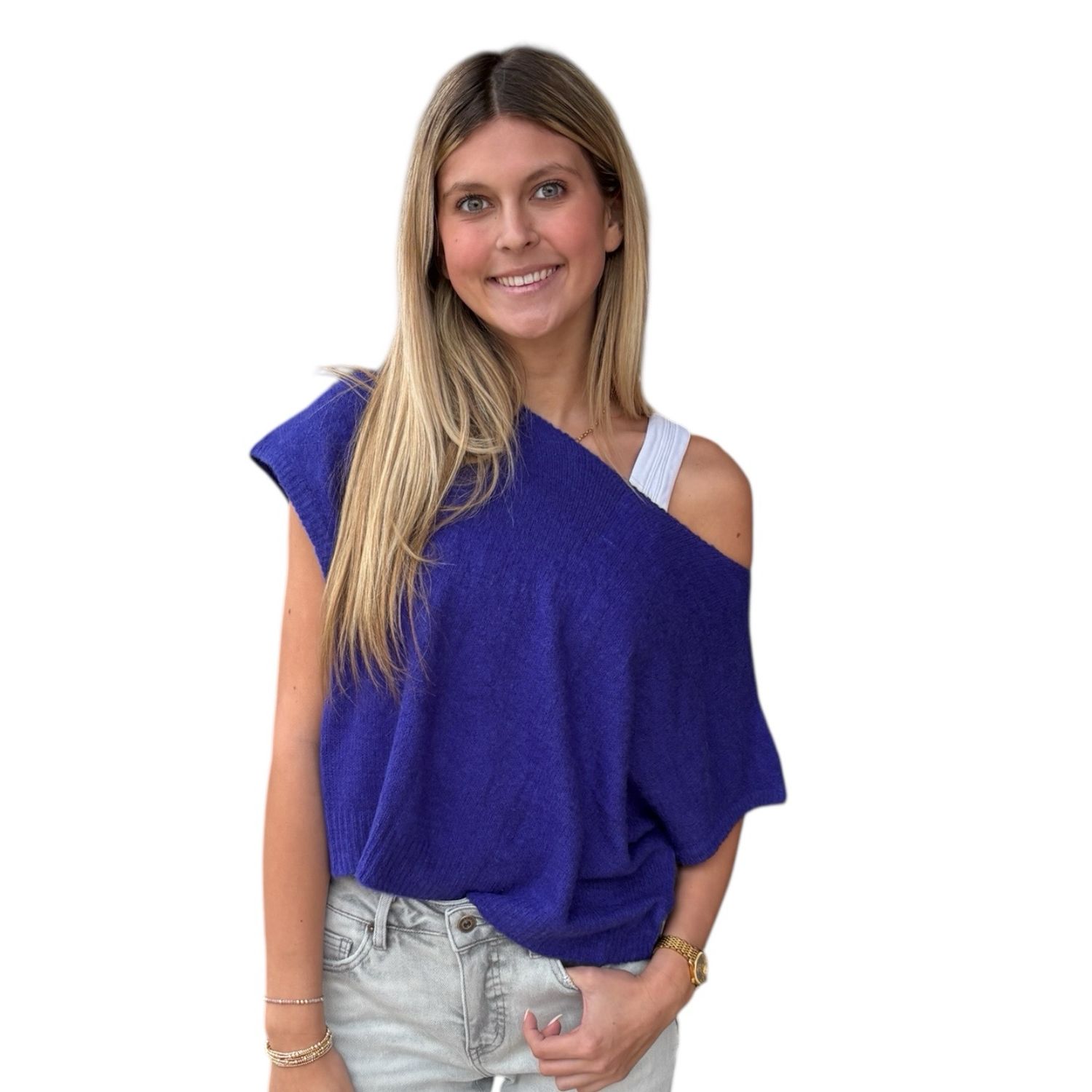 Kadee Off Shoulder-Violet