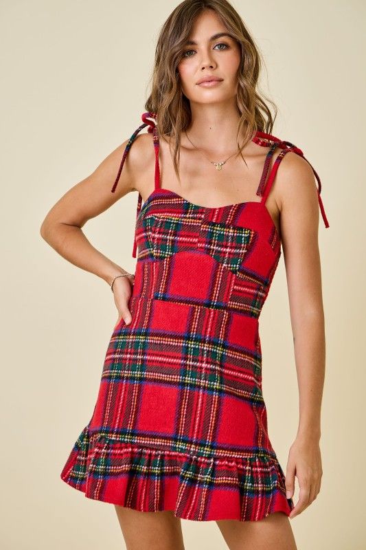 Merriest Plaid Dress