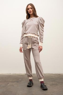 Brenda Stripe Set-Wine