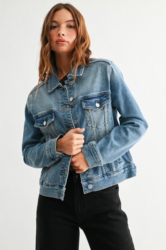Relaxed Classic Denim Jkt