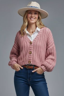 Lisa Cardi-Pink