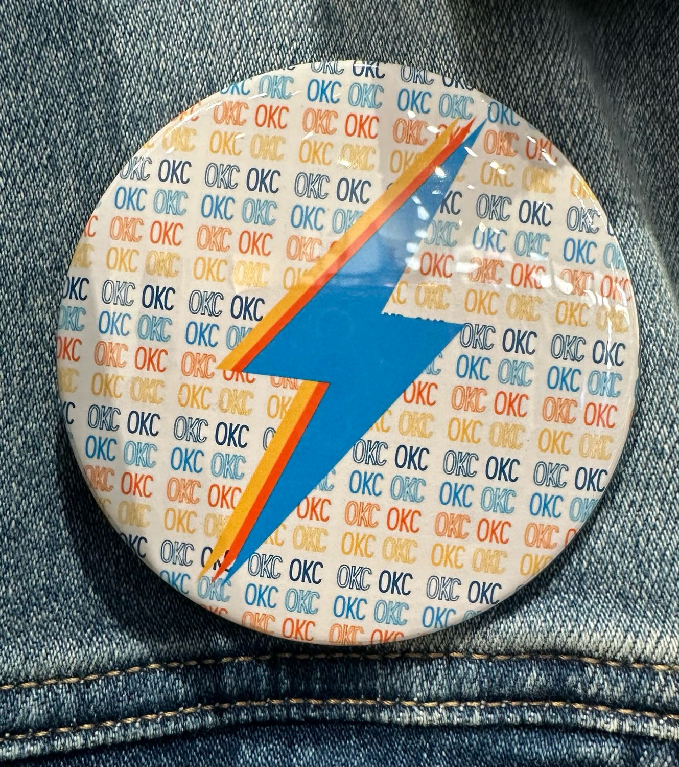 OKC Thunder Buttons