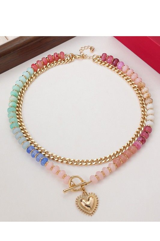Layered Beaded Necklace