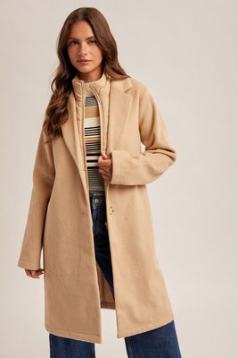 Two Fer Camel Jacket