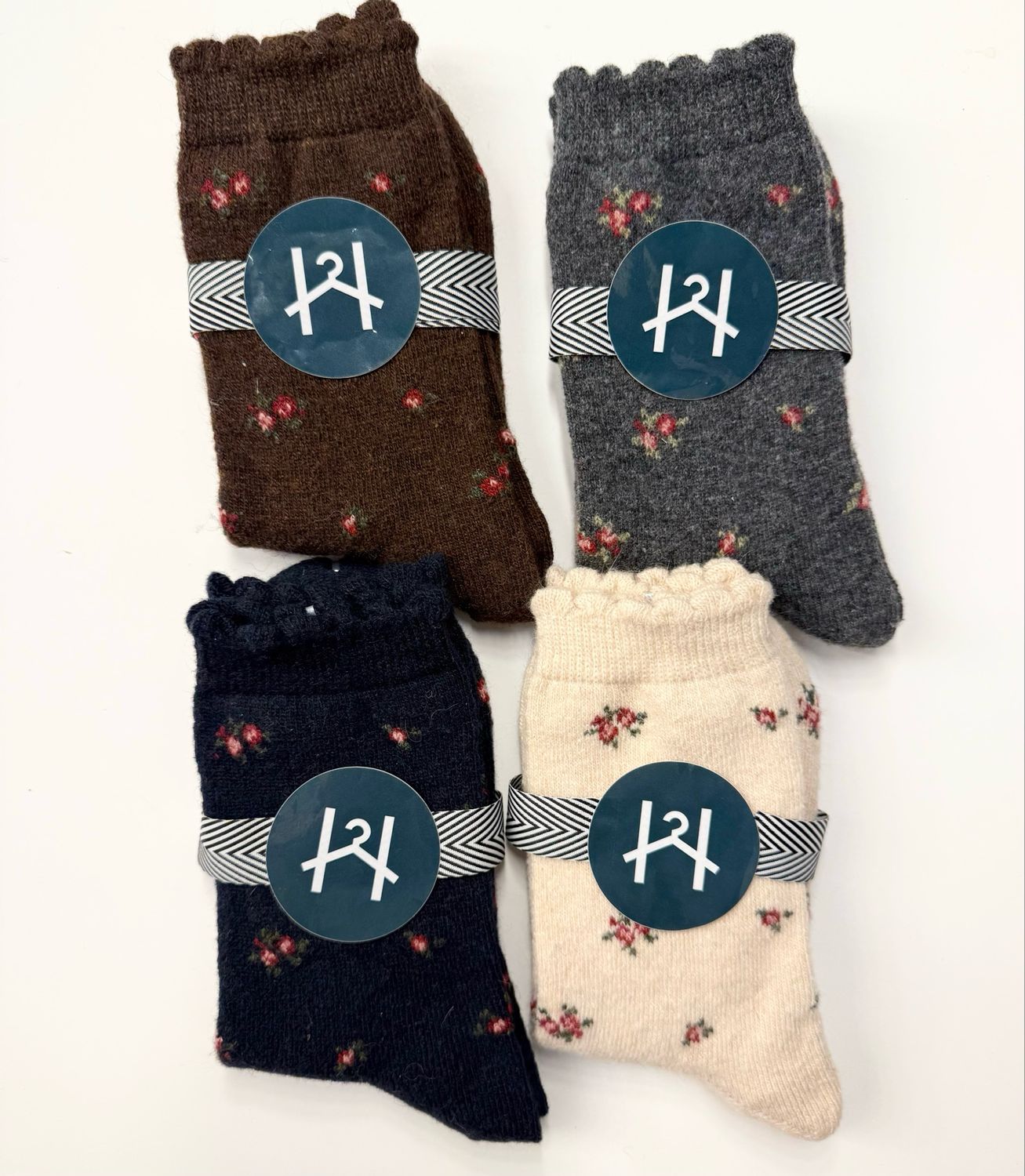 Vintage Floral Socks