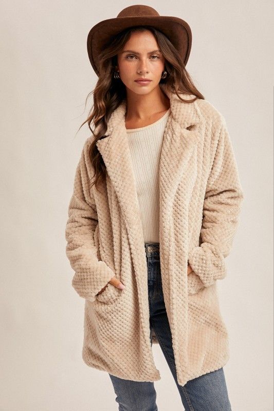 Abbie Fur Jacket-Tan
