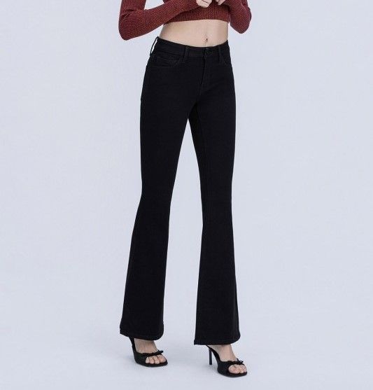 Black Night Flare Jean