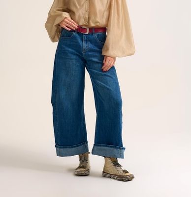 Dk Cuffed Barrel Jean