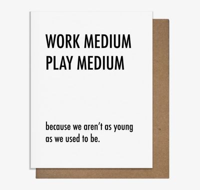 Work Medium Card