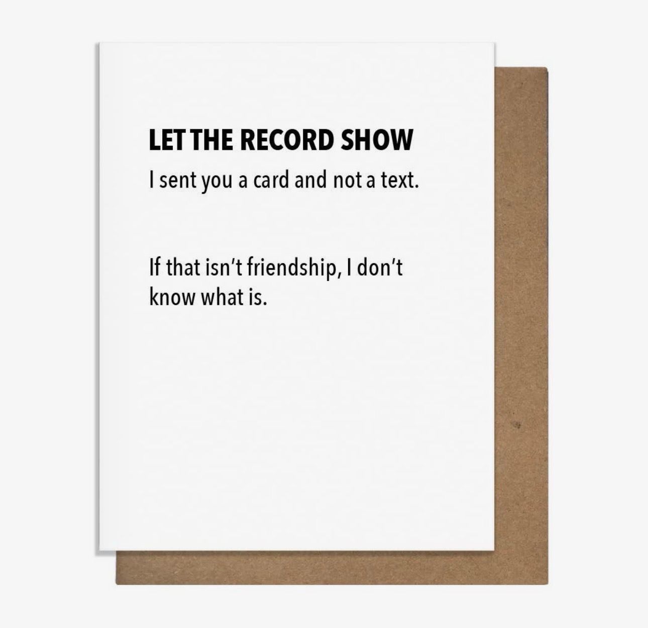 Sent The Card