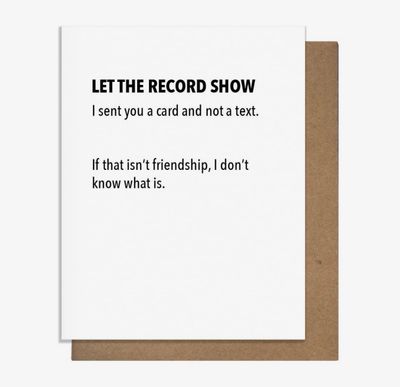 Sent The Card