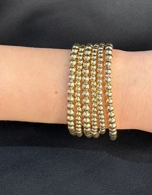 6 Row Gold Dipped Bracelets