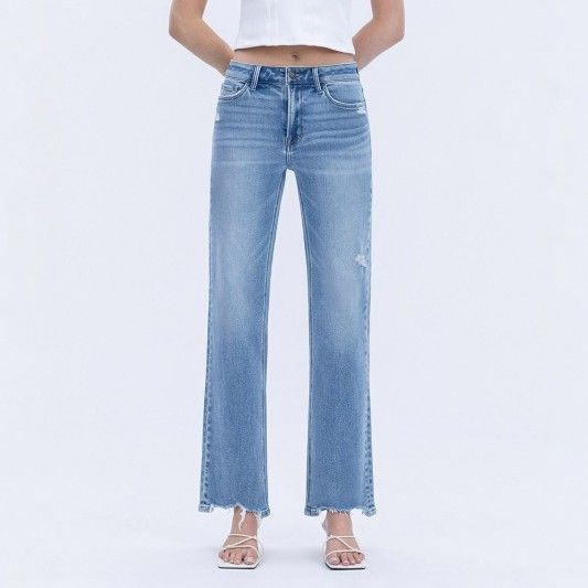 Glowing Hi Rise Slim Wide