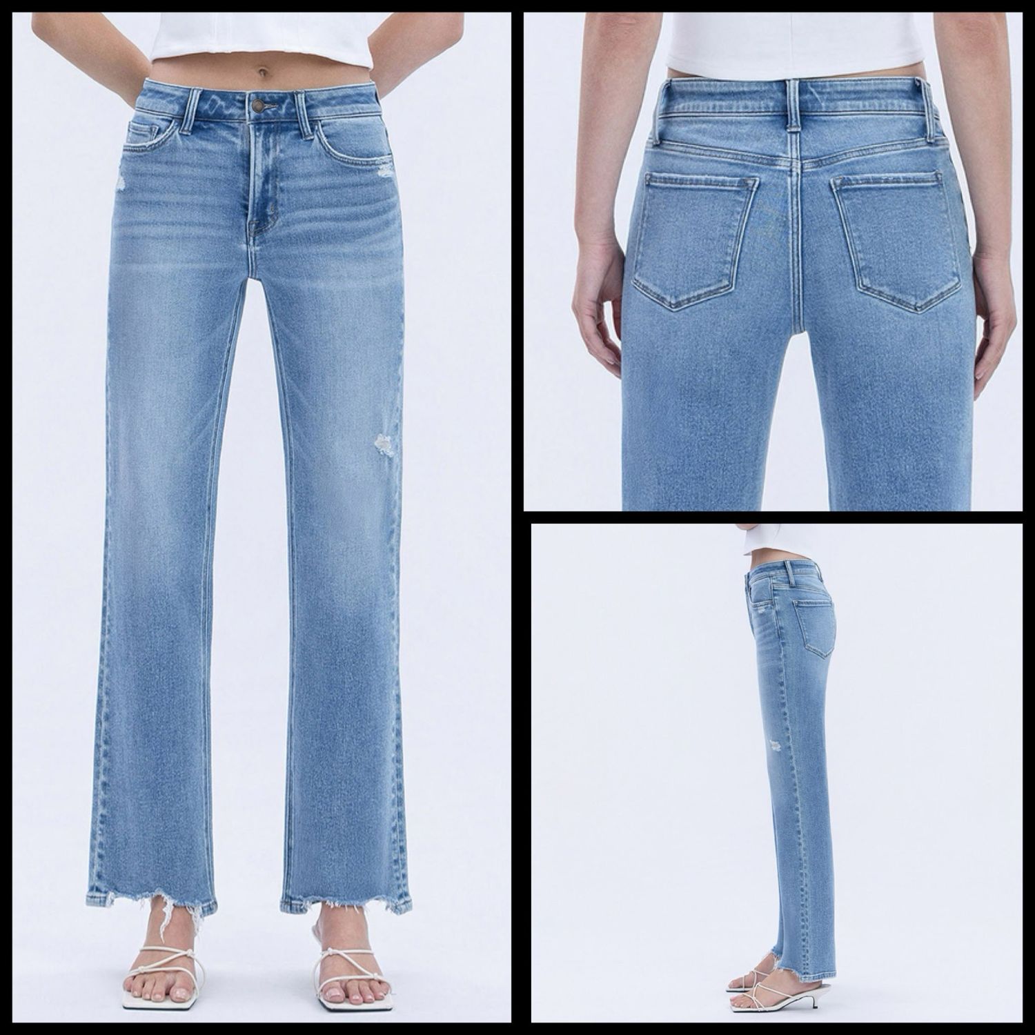 Glowing Hi Rise Slim Wide