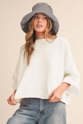 Marli Mock Neck-Ivory