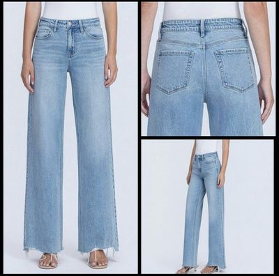 Warmly Hi Rise Wide Leg Jean