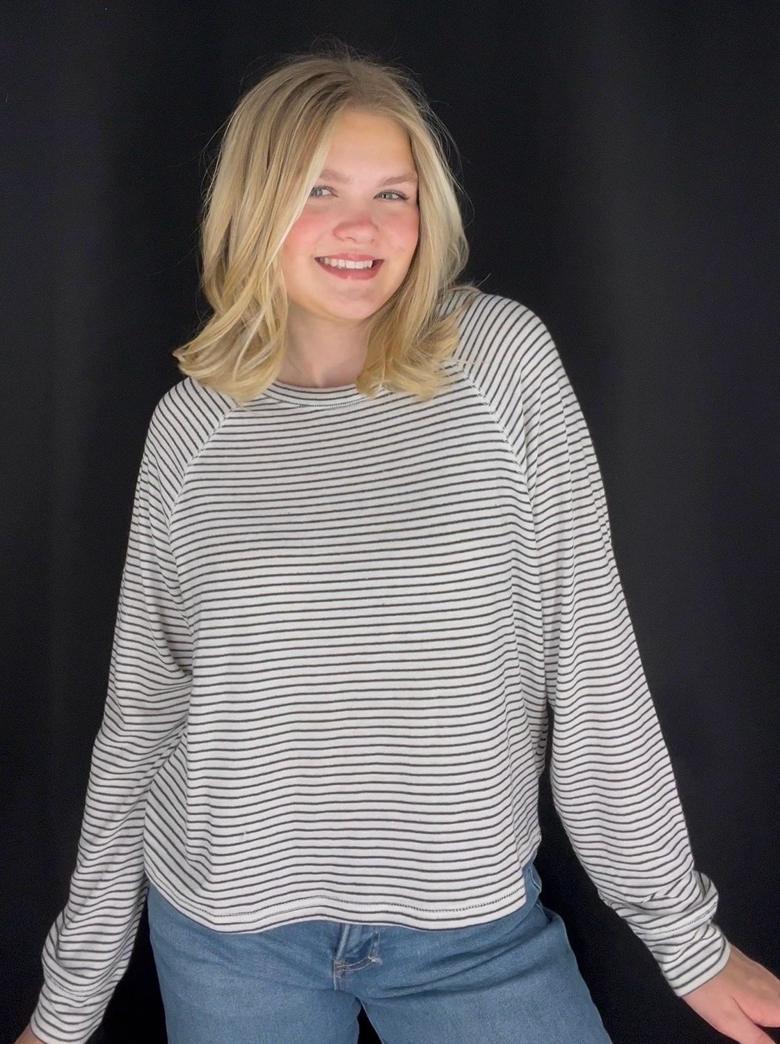 Grace Stripe Softy Top