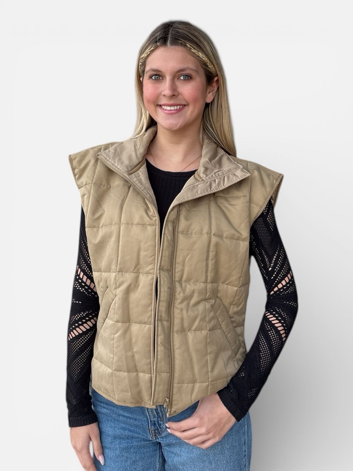 Olive This Puffy Vest