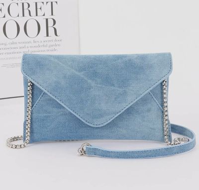 Denim Clutch