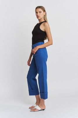Royal Blue Cuff Jean