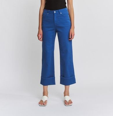 Royal Blue Cuff Jean