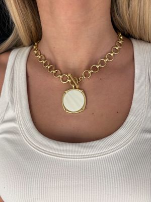 Bamboo Pearl Necklace