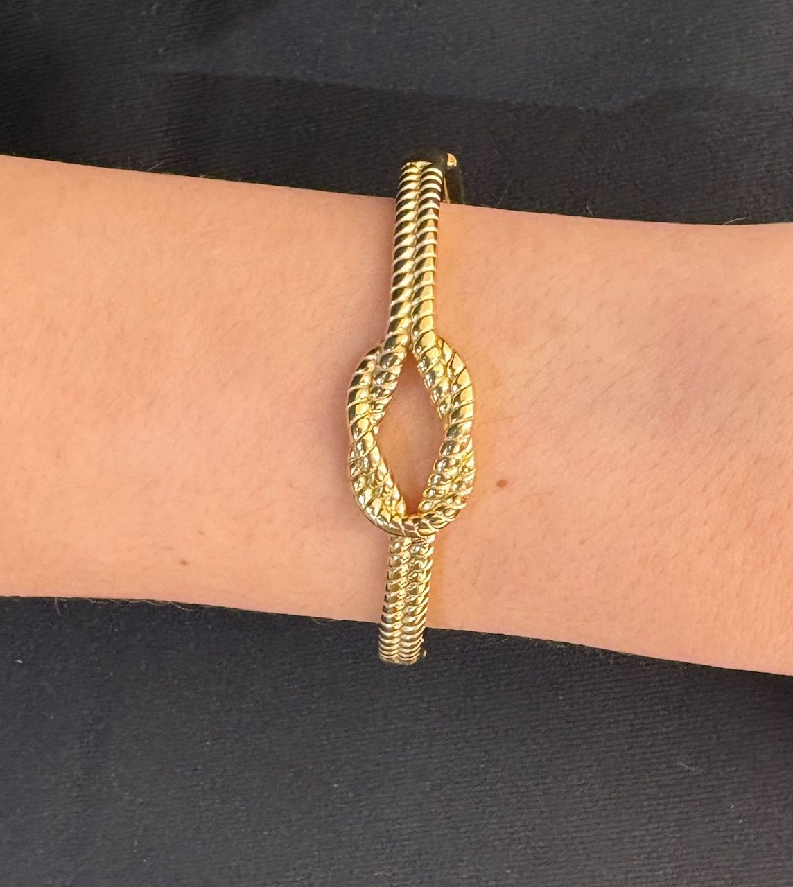 Twisted Knot Bangle