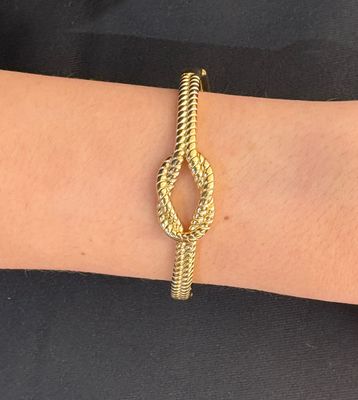 Twisted Knot Bangle
