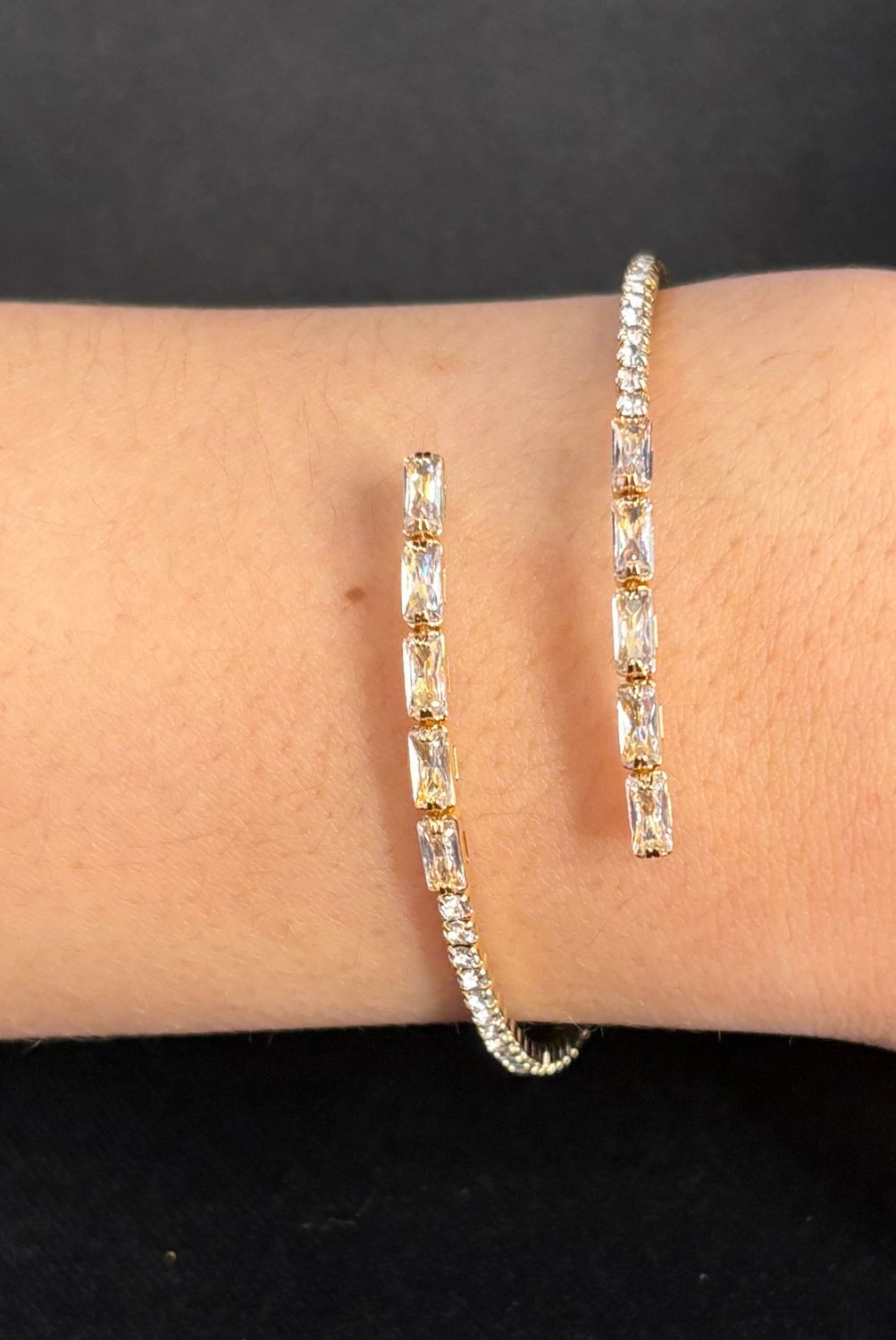 Baguette Open Tennis Bracelet
