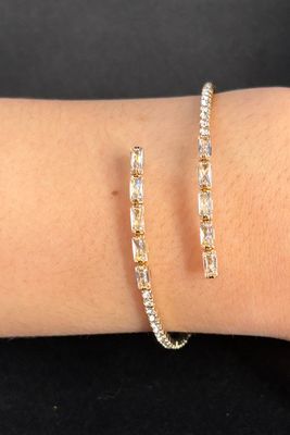 Baguette Open Tennis Bracelet