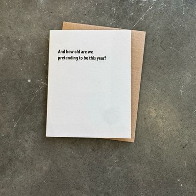 Pretending Card