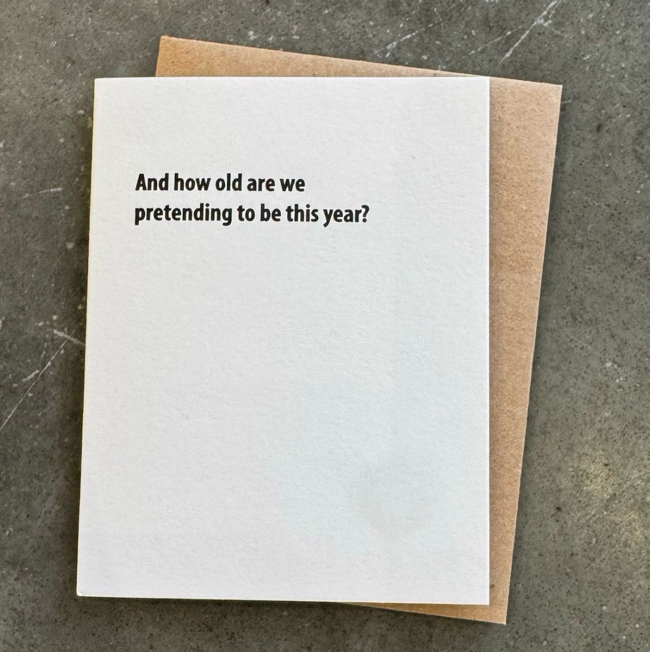 Pretending Card