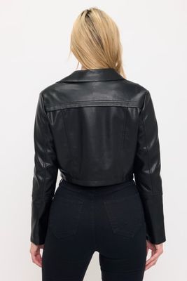 Reese Cropped Jkt-Blk