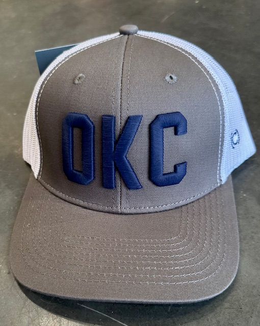 OKC Grey &amp; Navy Trucker