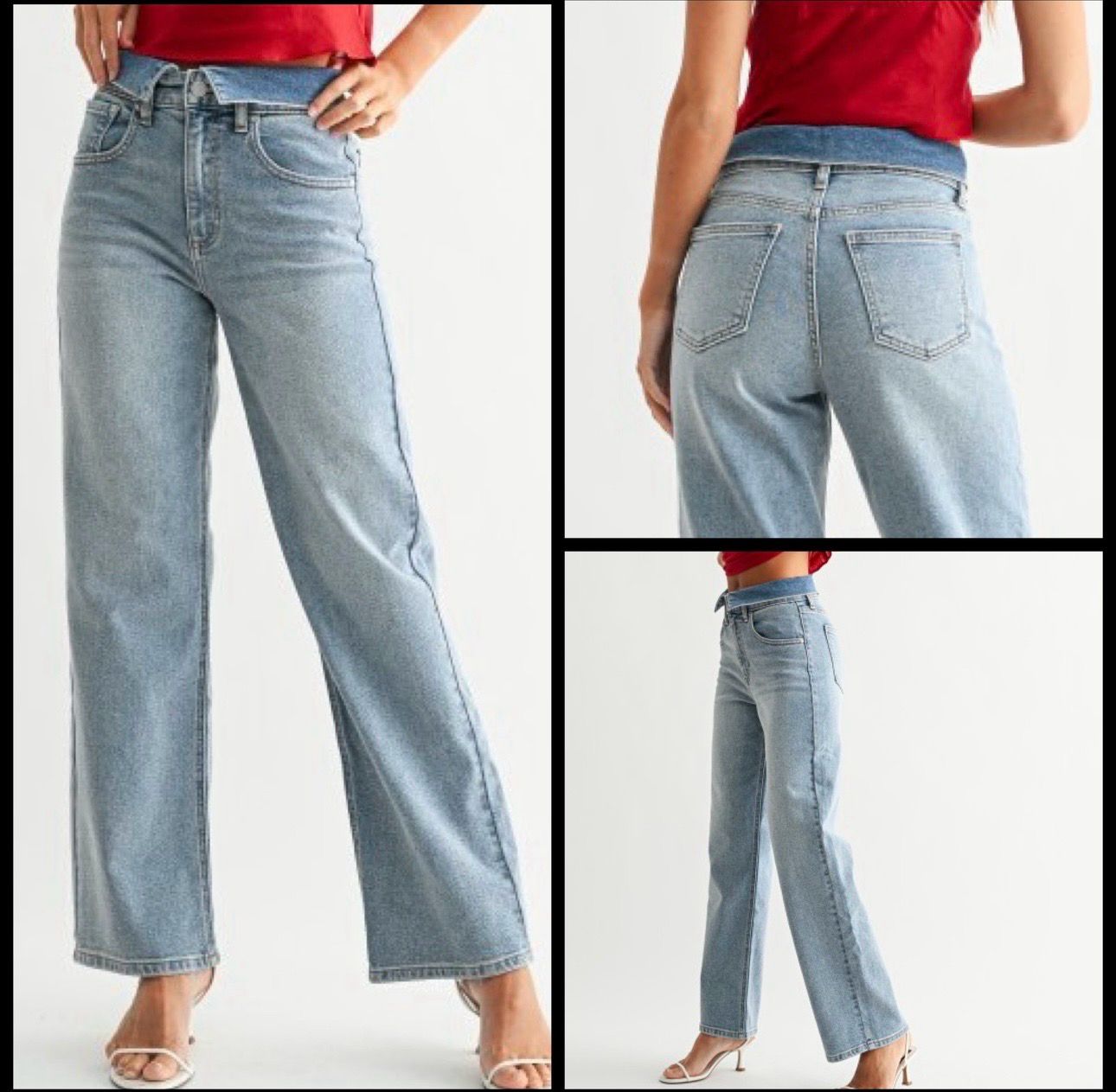 Fold Over Relaxed Straight